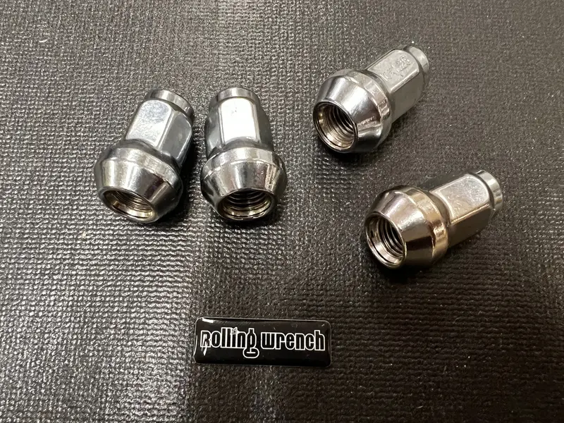 M10X1.25 Lug Nut Kit – Chrome-Finished Alloy Wheels 2
