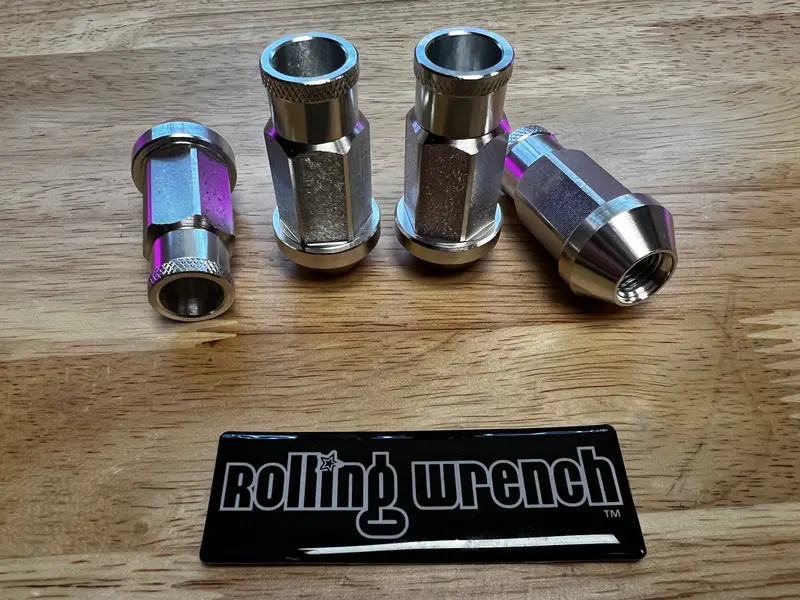 M12×1.25 Lug Nut Kit – Chrome Or Black Finish Options 2