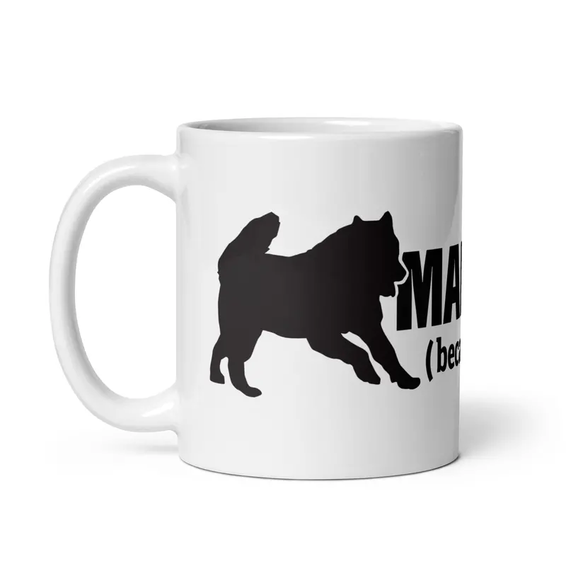 Malamutes (Because People Suck) Ceramic Travel Mug 1