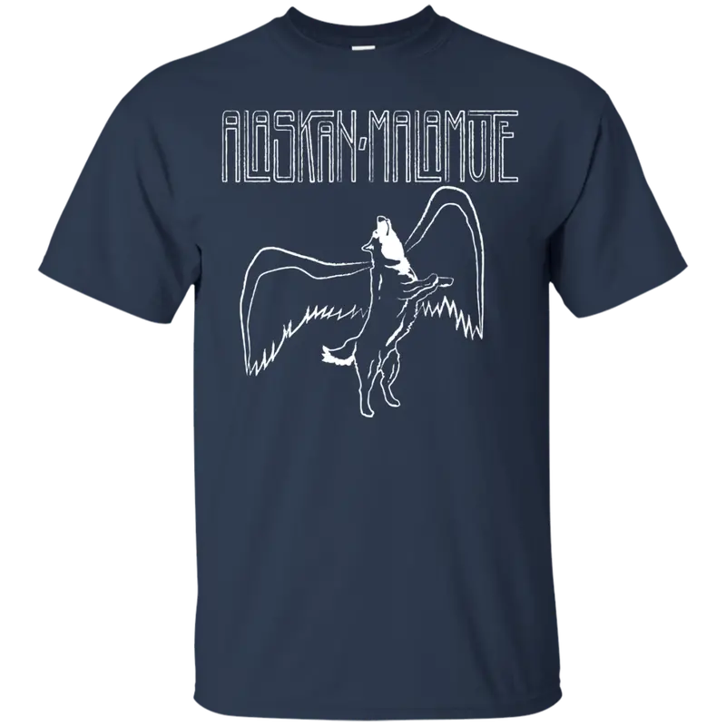 'Malamutes Rock Zeppelin' Soft-Blend T-Shirt Celebrating Alaskan Malamutes 1