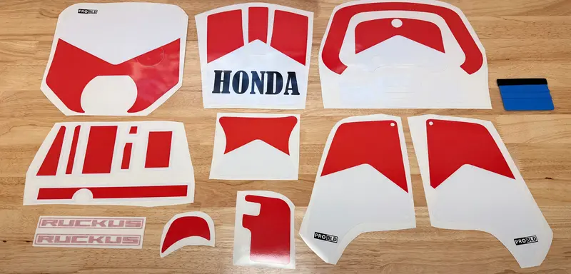 Marlboro Racing–Style Decal Set For Honda Ruckus (2003–Present) 2