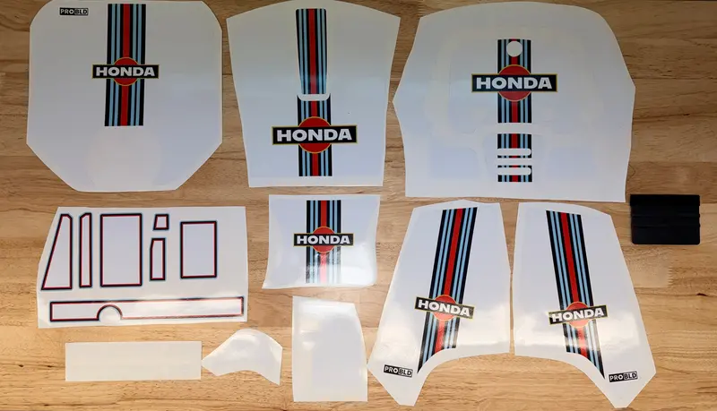Martini Racing–Style Decal Kit For Honda Ruckus (2003–Present) 2