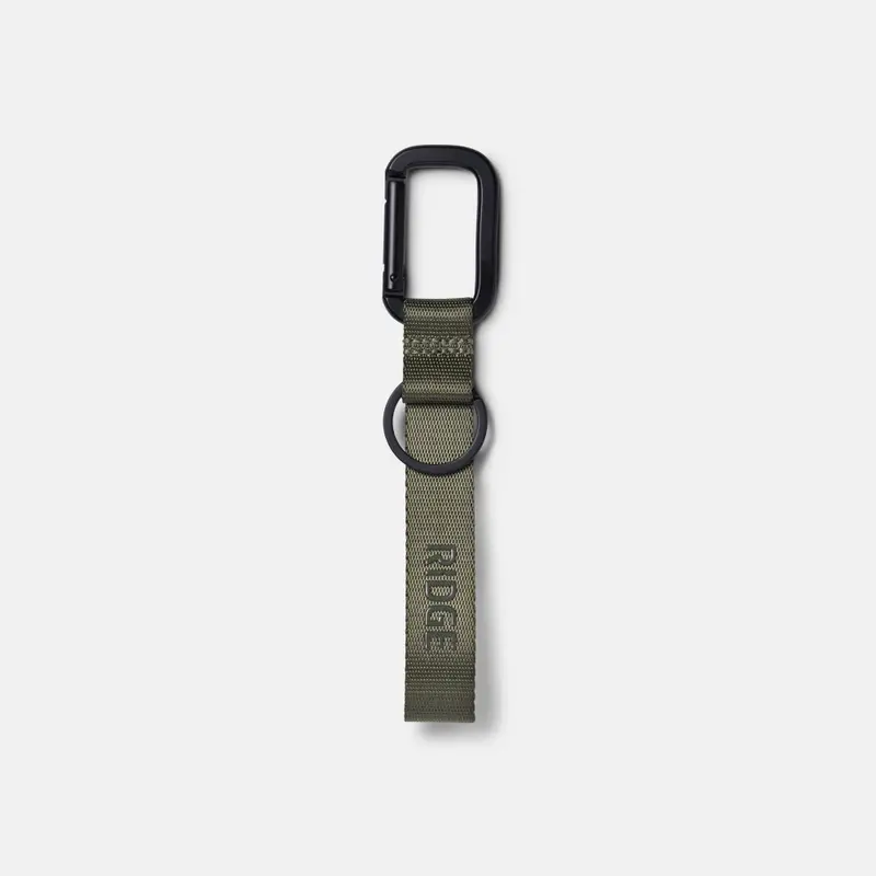 Matte Olive Ridge Keychain – Earthy Neutral Tone 1