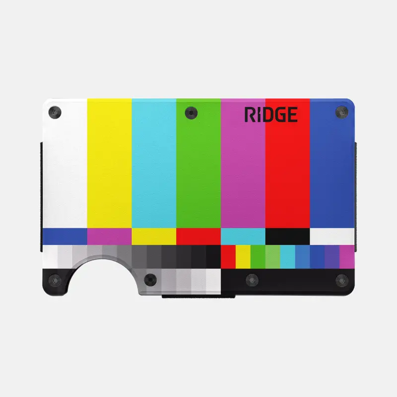 Minimalist Ridge Wallet With Test Card 1