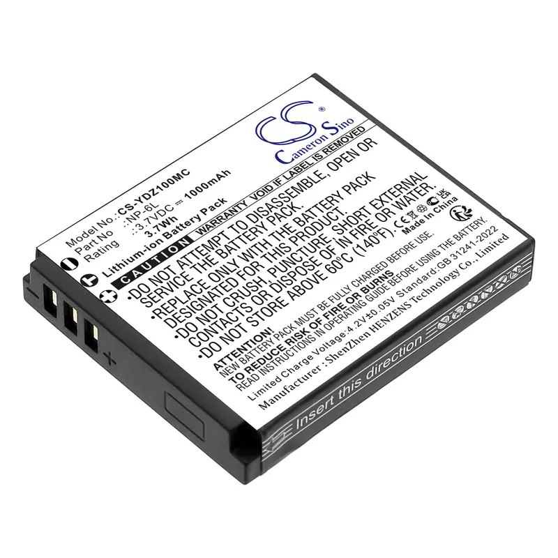 Minolta Np-6L Digital Camera Battery Replacement 1