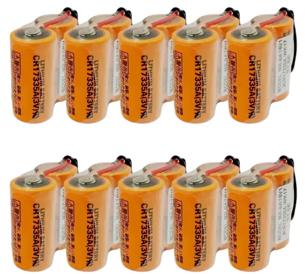 Mitsubishi Mr-Bat6V1 2Cr17335A Wk17 Mr-J4 Driver Backup Battery (10-Pack, No Housing) 1