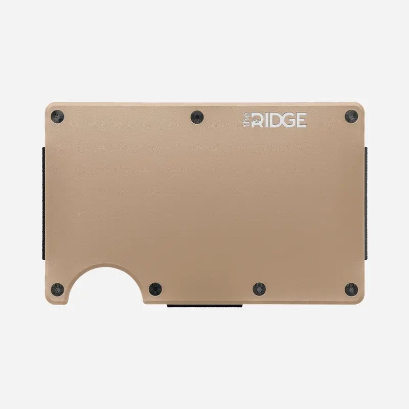 Mojave Tan Ridge Wallet – Rugged Leather-Style Minimalist Design 3