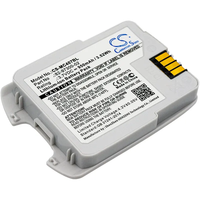 Motorola Btry-Cs40Eab00-04 Scanner Battery Replacement 1