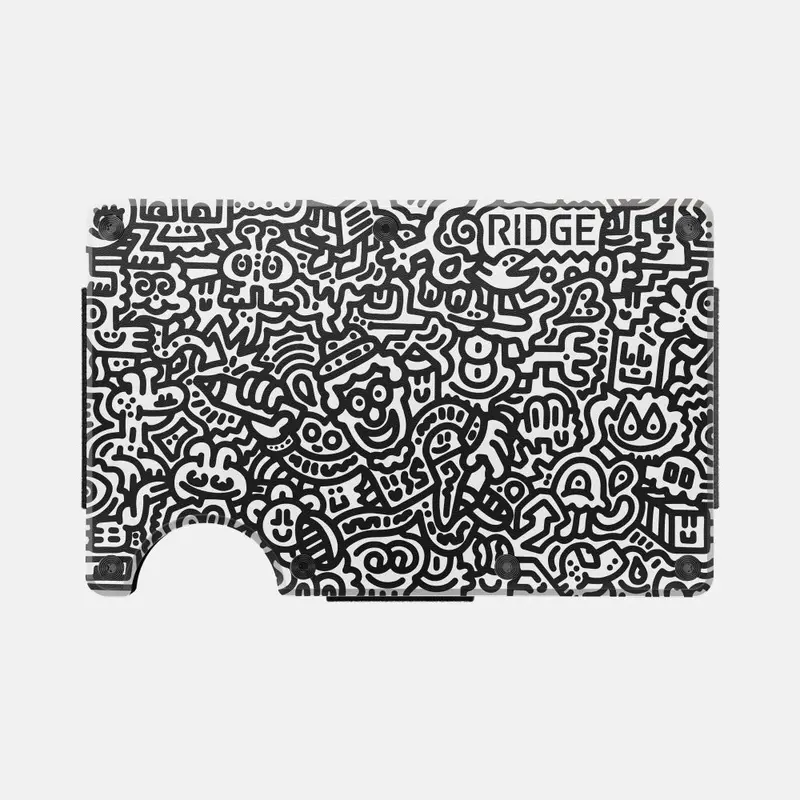 Mr. Doodle Artistic Ridge Wallet – Exclusive Design 1