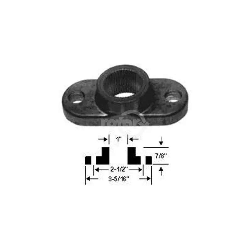 Mtd Rotary Mower 1" Splined Blade Adapter Hub Only - Model 7119 1