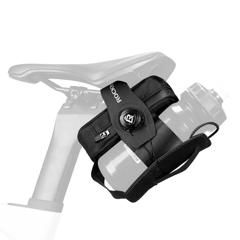 Multi-Use Saddle Tail Bag – Integrated Water Bottle Holder & Cycling Storage 1