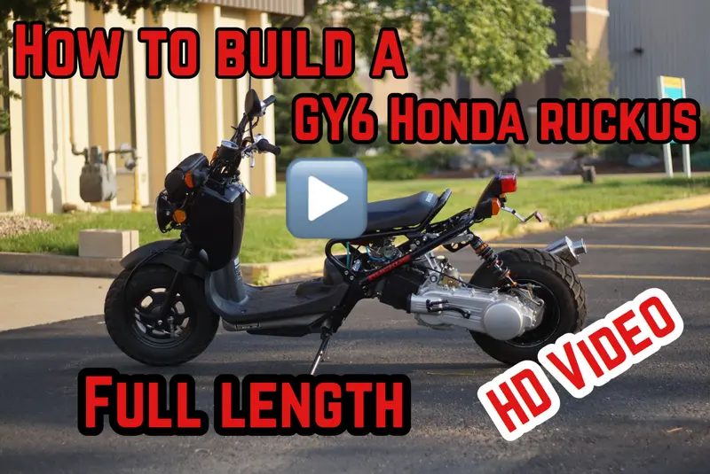 Oem-Style Gy6 Honda Ruckus Build Guide – Full Assembly Video 1