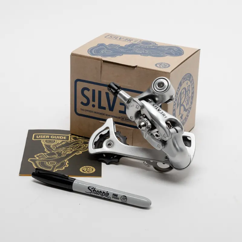 Om-1 Silver Reverse-Action Rear Derailleur 1