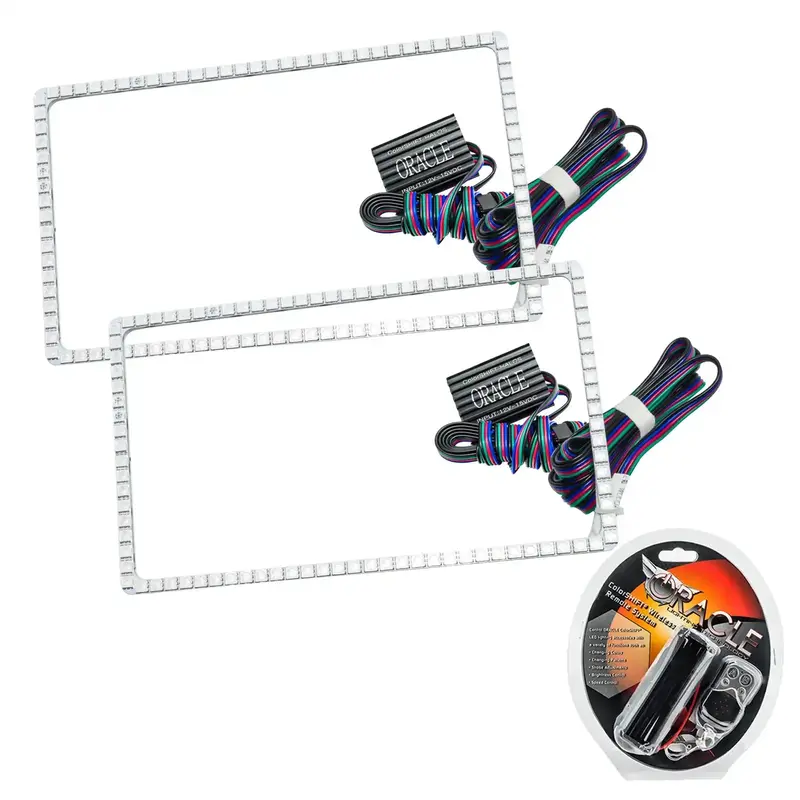 Oracle Lighting Halo Ring Emitter Set – Universal Headlight Accent Lighting 1