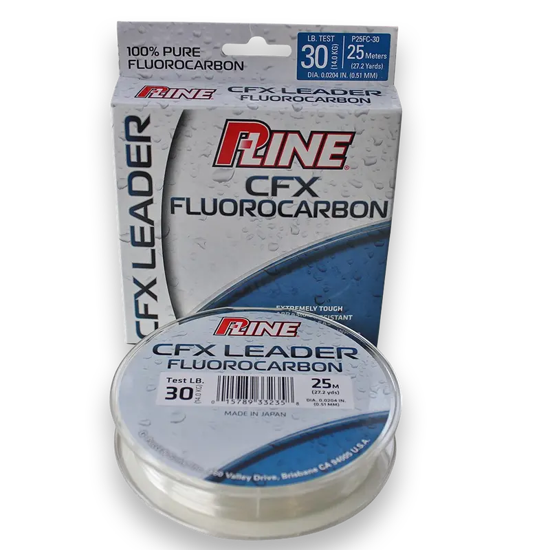 P-Line Cfx Fluorocarbon Leader – 27-Yard Cut, 6–60 Lb Test Strength 1