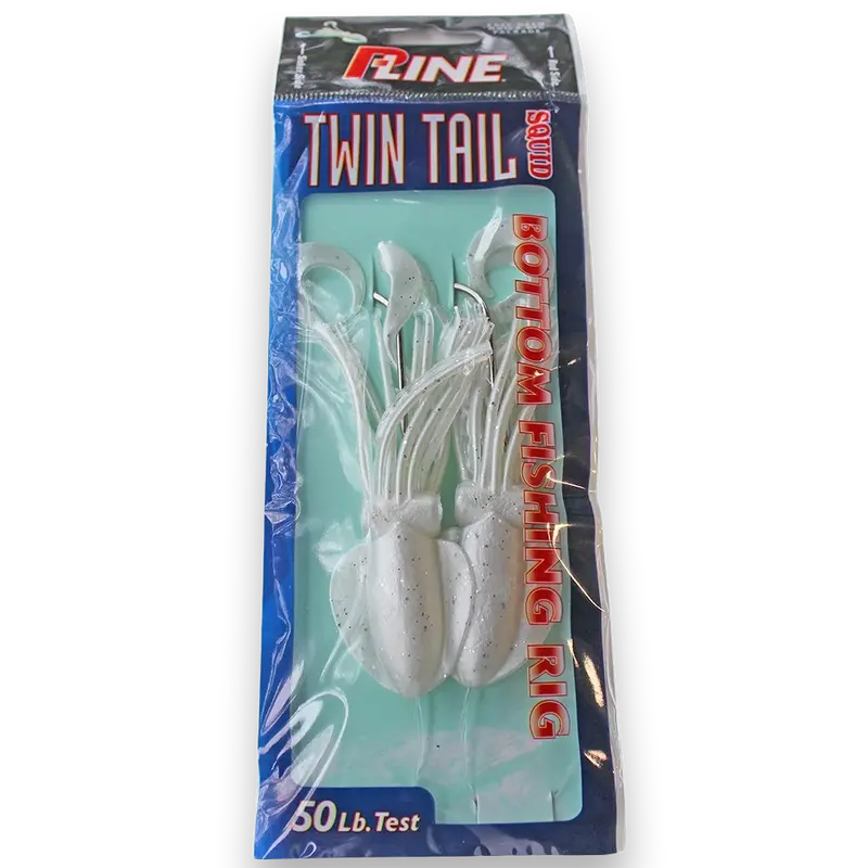 P-Line Twin Tail Squid Pre-Rigged Assemblies 1