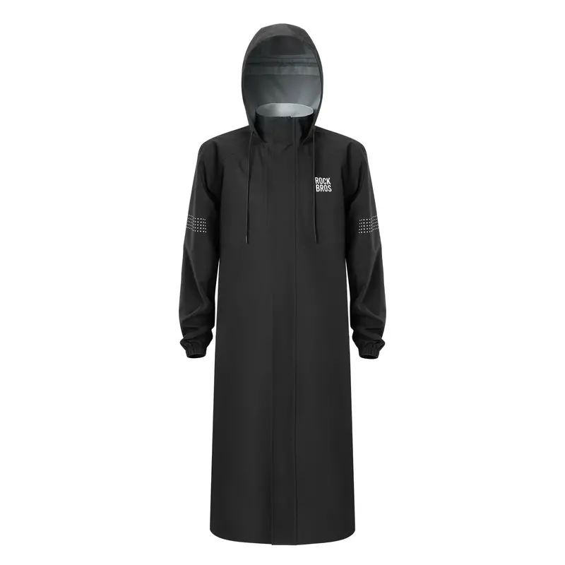 Packable Long-Length Waterproof Rain Poncho 1