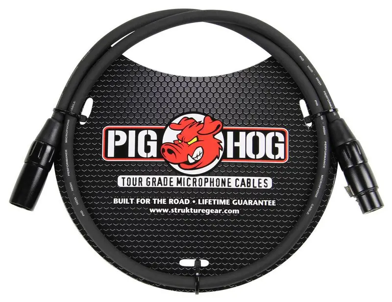 Pig Hog Phm3 – 3Ft Balanced Xlr Microphone Cable With 8Mm Connectors 1