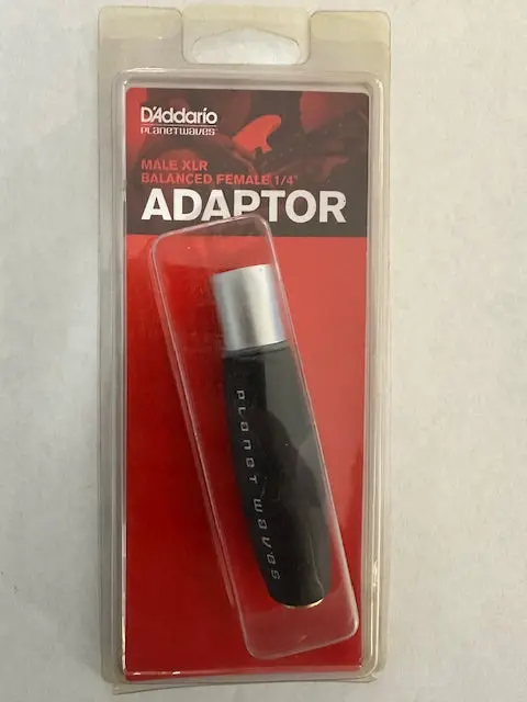 Planet Waves Balanced Xlr-To-¼" Adapter – High-Fidelity Signal Conversion For Live Or Studio Use 1