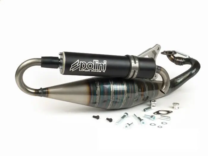 Polini 4 Race Tuned Exhaust For Yamaha Zuma Models 1