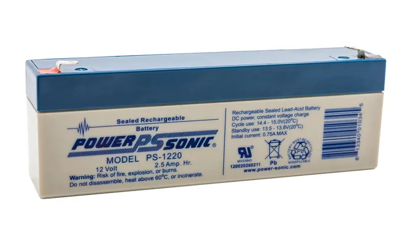 Power Sonic Ps-1220 12V 2.5Ah Sealed Agm Battery 1
