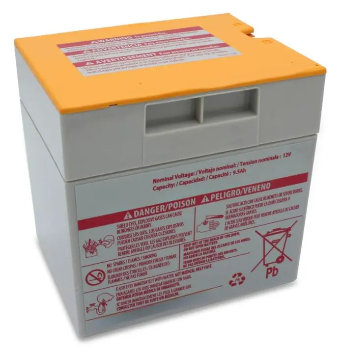 Power Wheels 00801-1661 Replacement Battery With Orange Top Cover 1