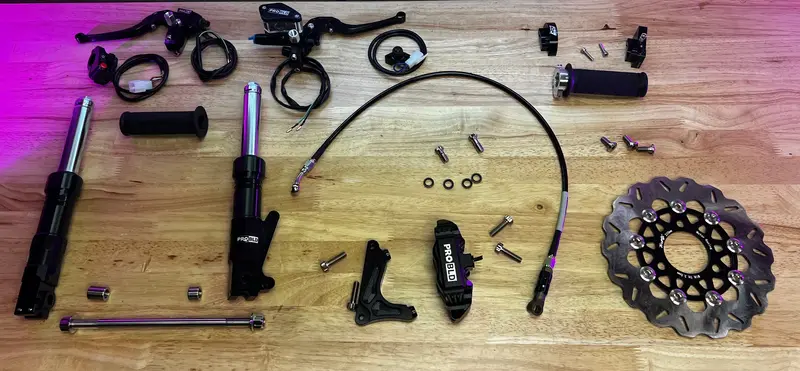 Probld All-In-One Disc Brake Front End Conversion For Ruckus 1