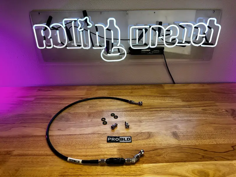 Probld Front Brake Line Kit With Stainless Braiding 1