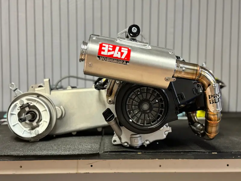 Probld Raw-Finish Yoshimura-Style Exhaust For Gy6 1