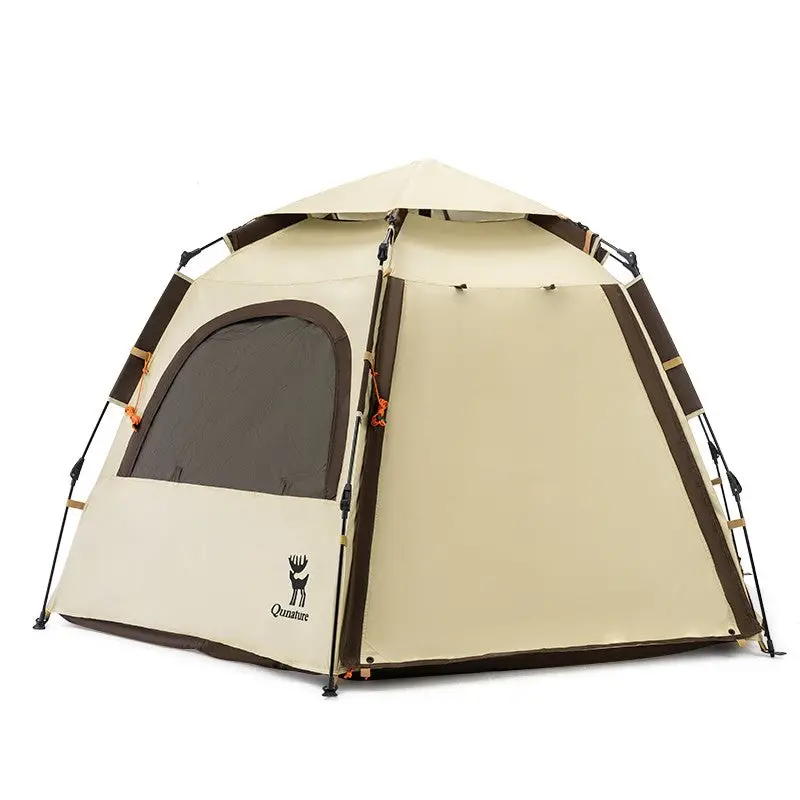 Qunature Hexagonal Quick-Setup Tent – Upf50+ Sun Protection, Waterproof & Lightweight Design 1