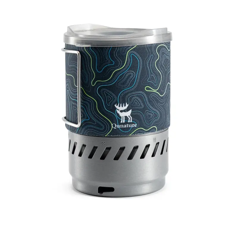 Qunature Integrated Heat-Capture Stove System For Backpacking & Camping 1