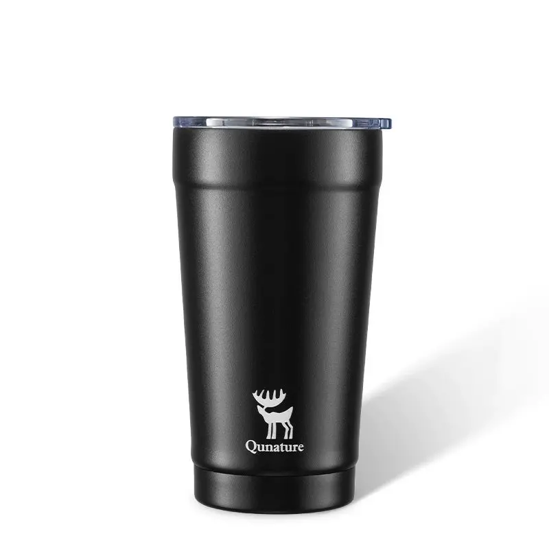 Qunature Stainless Steel Vacuum Insulated Coffee Cup – 480 Ml, Leak-Proof Lid 1