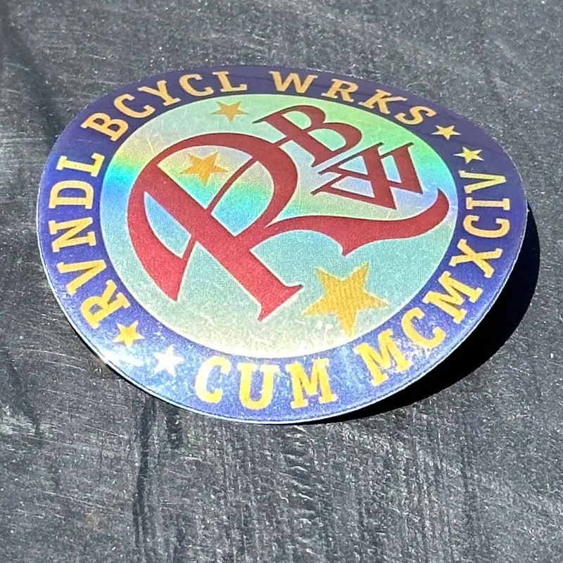 Rbw Sparkle Reflective Safety Decal (Self-Adhesive) 1