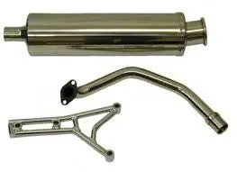 Retro-Style Gy6-Compatible Performance Exhaust Pipe 1