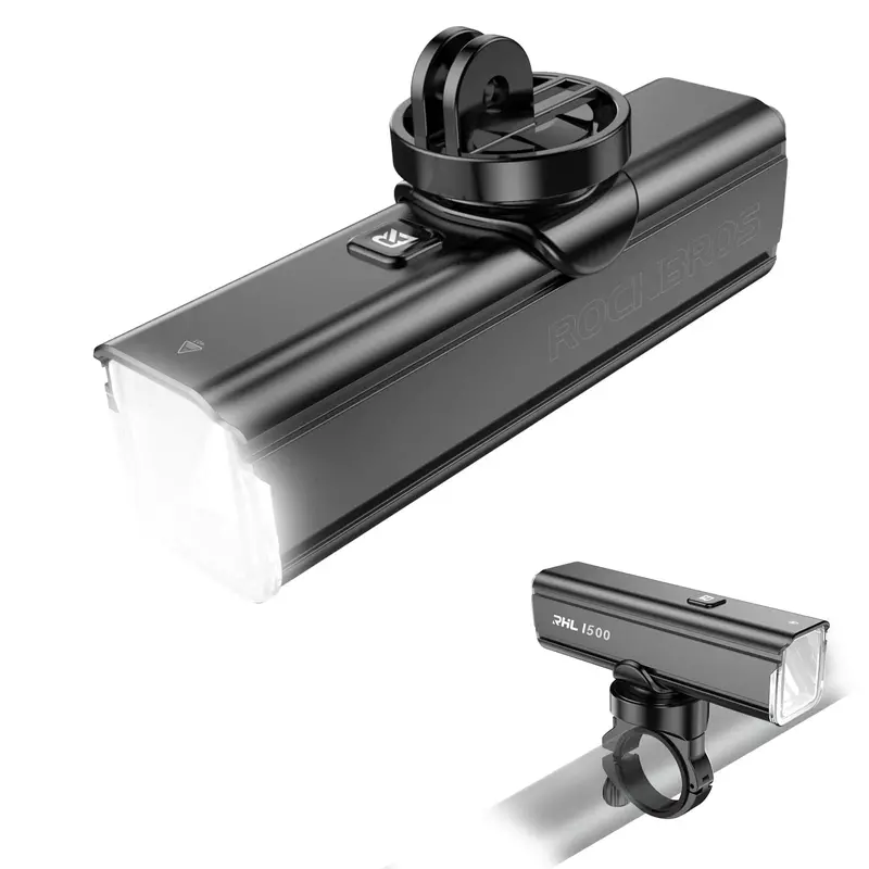 Rhl1500 High-Lumen Usb-Rechargeable Bicycle Headlight 1