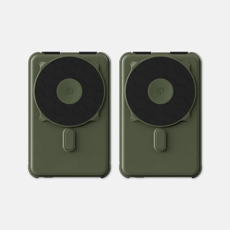 Ridge 10,000 Mah Power Bank Bundle – Matte Olive (2-Pack) 1
