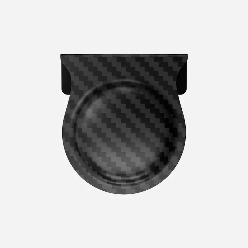 Ridge Airtag Case – Textured Carbon Fiber (3K Weave) 1