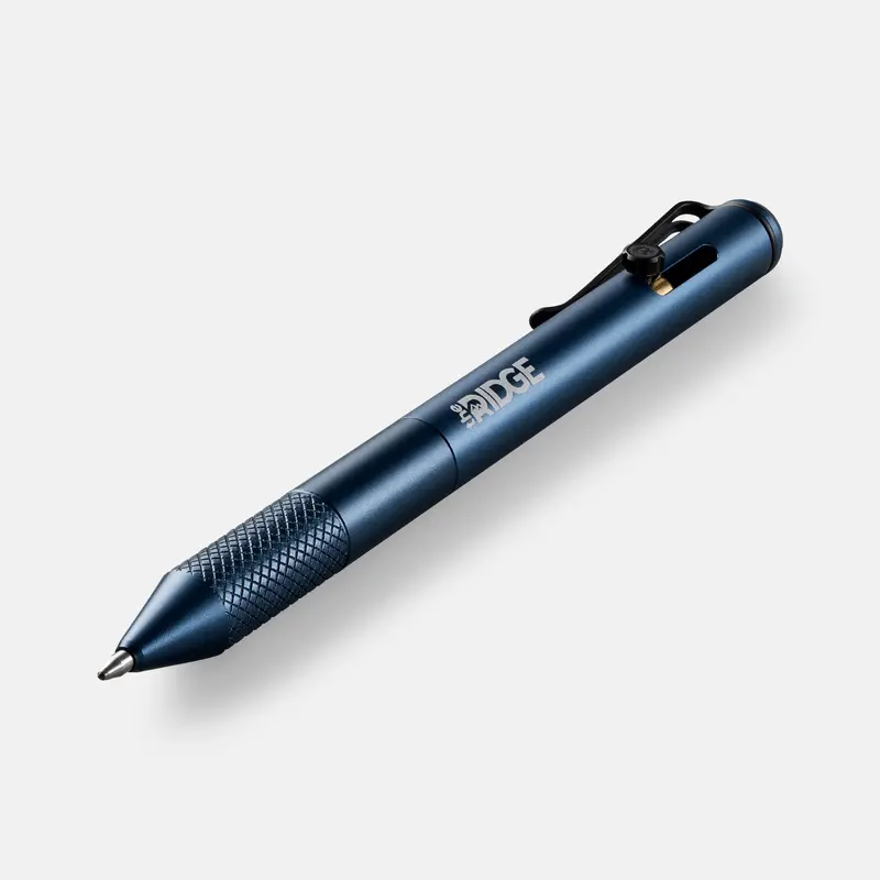 Ridge Bolt Action Pen – Alpine Navy Metallic 1