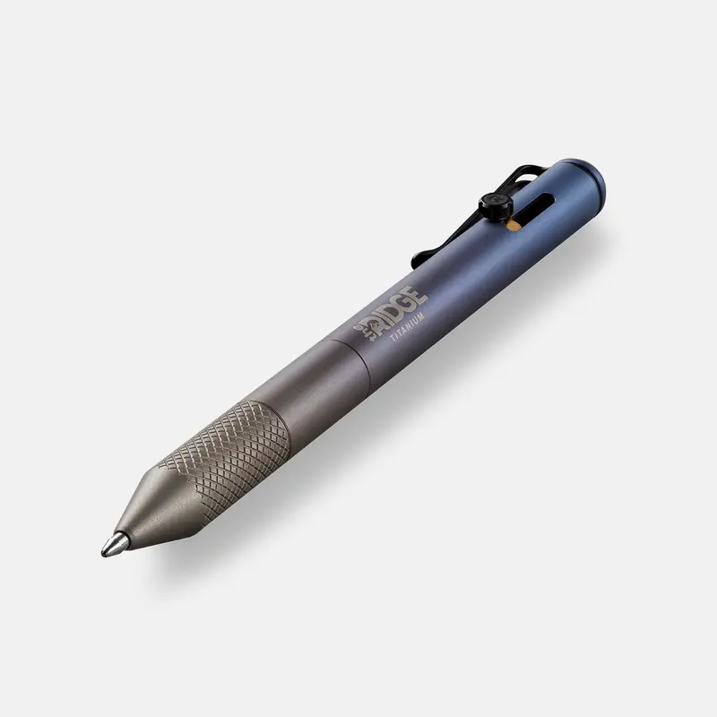 Ridge Bolt Action Pen – Burnt Titanium Coating 1
