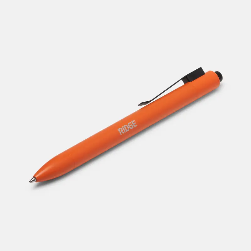 Ridge Click Pen In Basecamp Orange 1