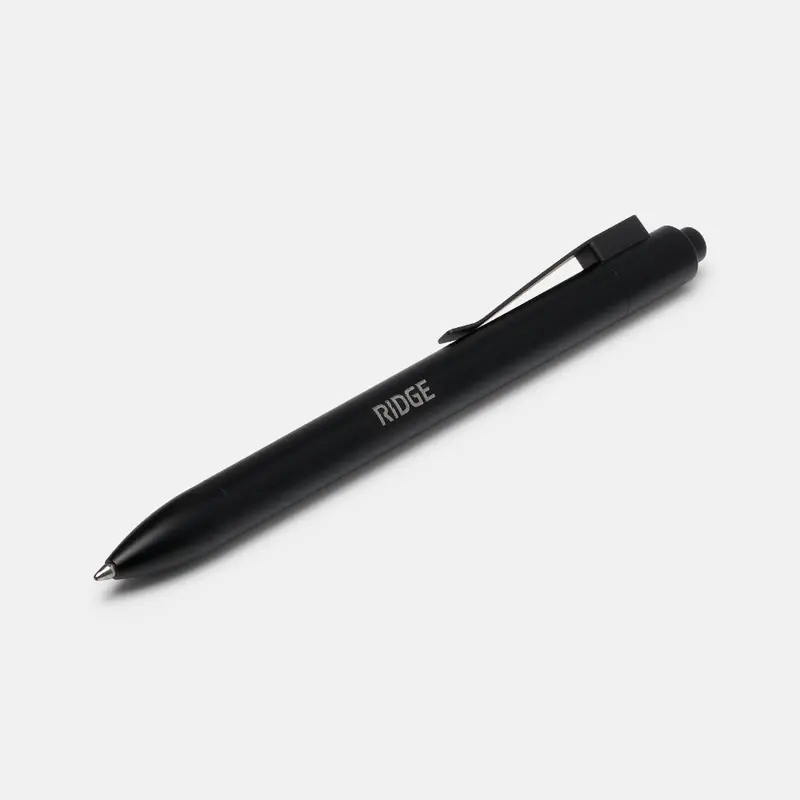 Ridge Click Pen In Royal Black 1
