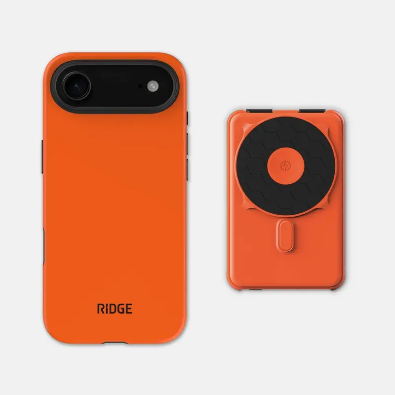 Ridge Everyday Charging Kit For Iphone Air – Basecamp Orange 1
