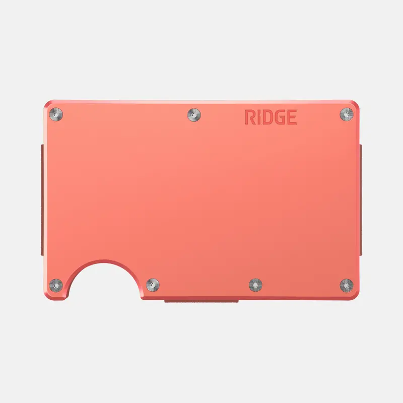 Ridge Just Peachy Minimalist Wallet 1