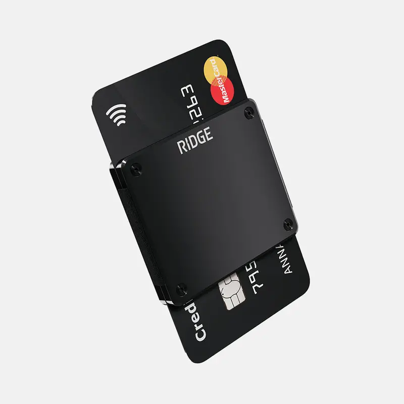 Ridge Lite Slim Wallet In Royal Black 1