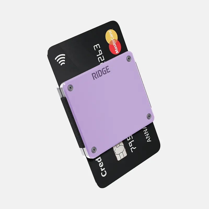 Ridge Lite Wallet – Lavender Finish 1