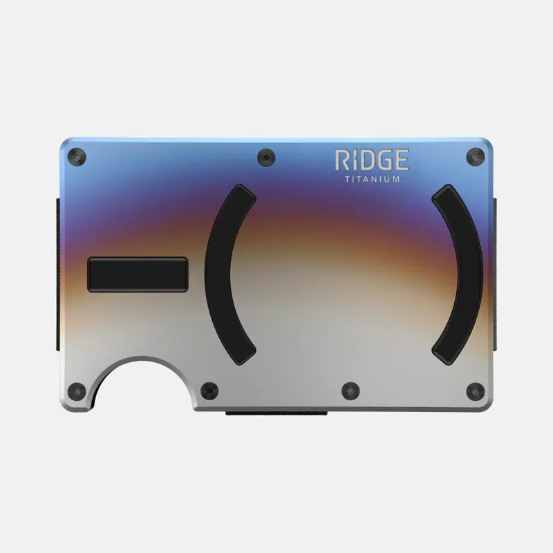 Ridge Magsafe Wallet – Burnt Titanium Finish 1