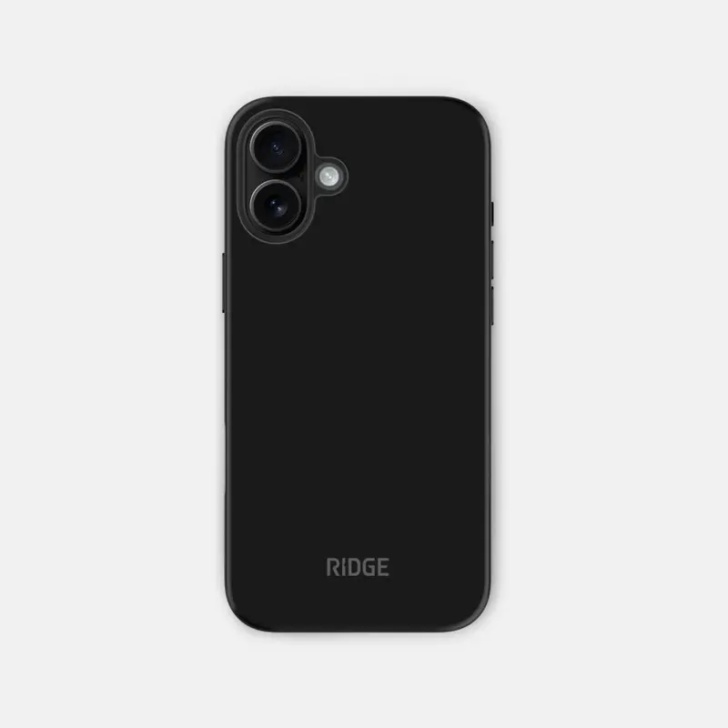 Ridge Matte Black Iphone 16 Plus Case 1