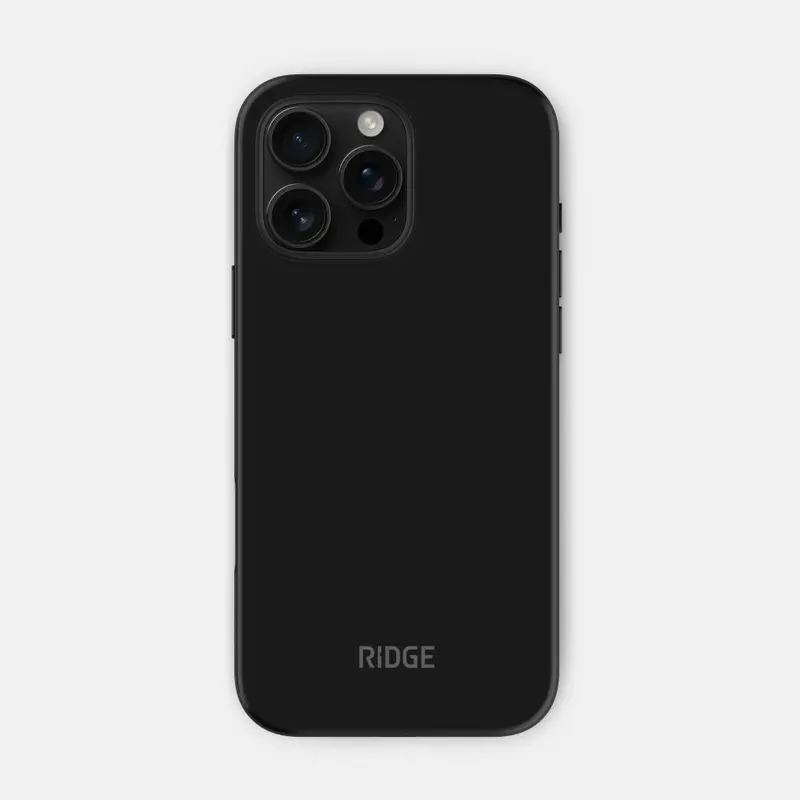 Ridge Matte Black Iphone 16 Pro Max Case 1