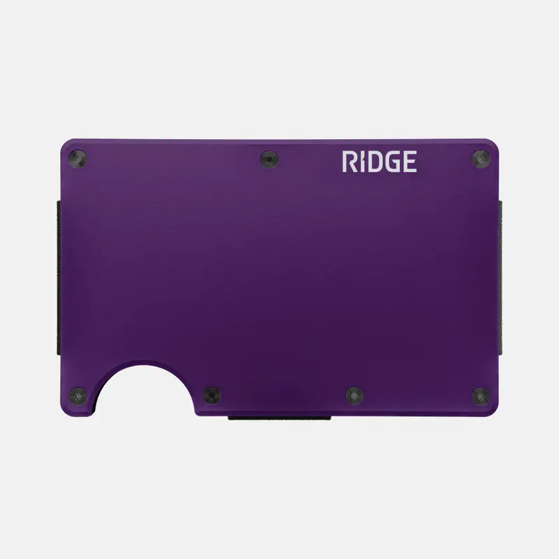 Ridge Minimalist Wallet With Alaska Twilight Aesthetic 1