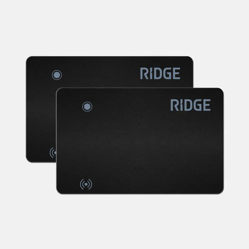 Ridge Tracker Card (2-Pack) – Bluetooth Findable Credit Card Size 1